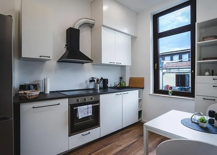 Apartmán Wohnen Im Fluesseviertel Brémy